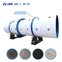 Ligne de production de granulateurs rotatifs pour engrais à base de gypse personnalisés LANE, capacité de 1 à 10 t/h, certifiée CE ISO, entièrement automatique