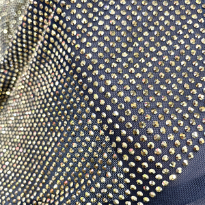 Va008 Tùy Chỉnh Sửa Chữa Nóng Rhinestone Lưới Vải Tinh Thể Rhinestone Đàn Hồi Lưới Lưới Cho Ăn Mặc - Product Image 4