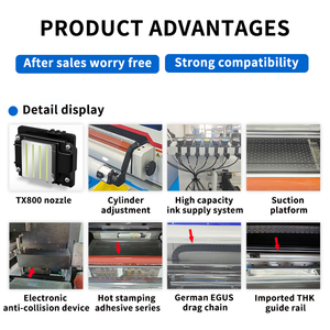 Fcolor Printing 42cm A2 <span class=keywords><strong>A3</strong></span> All in 1 Mini Roll to Roll UV DTF Sticker <span class=keywords><strong>Printer</strong></span> Machine con laminador AB Film - Product Image 6