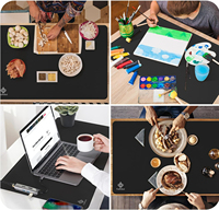 Tapis de cuisine multifonctionnel en silicone de grande taille, homologué FDA, 100% qualité alimentaire, antidérapant, résistant à la chaleur, épaisseur 2 mm, tailles personnalisables