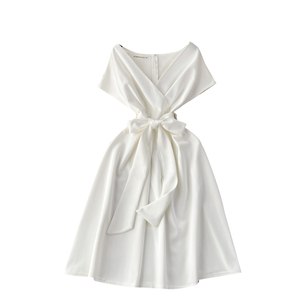 Elegante Abito Estivo da Donna per Feste, Casual, Lunghezza Midi, Tinta Unita - Product Image 5