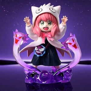 CHXU Pokemoned Gengar 2 Stili Nuovo Anime <span class=keywords><strong>Spy</strong></span> <span class=keywords><strong>Family</strong></span> Gengar GK Modello Fatto a Mano Statua Action Figure in PVC Giocattoli - Product Image 5