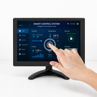 Moniteur tactile capacitif de 10 pouces, écran IPS, compatible avec les systèmes Windows et Android, pour une utilisation intelligente à domicile