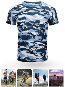 <strong>Best</strong> Selling Outdoors <strong>Camo</strong> Tactical Short Sleeve Quick Dry Slim Fit Shirt Training Sport <strong>Clothes</strong> Blank <strong>Hunting</strong> <strong>Camo</strong> T Shirts - Product Image 5