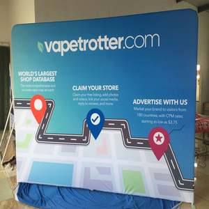 Expositor de Exhibición Personalizable de Montaje Rápido, Mural de Fondo, Banderas y Pancartas de Tela de Poliéster Antiarrugas - Product Image 5