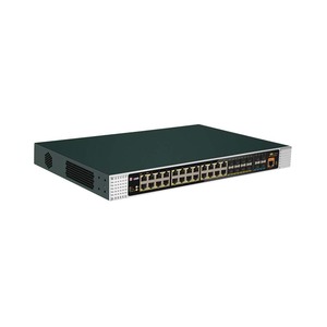Commutateurs réseau PoE industriels gérés 36 ports 10G Uplink avec 4 ports fibre SFP+ 1/10G pour caméras IP et VoIP - Product Image 1