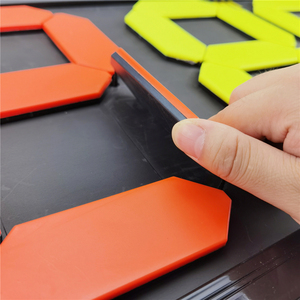 축구 및 풋볼 선수 심판 장비 및 선수 교체 보드용 도매 2자리 양면 기계식 교체판 - Product Image 2