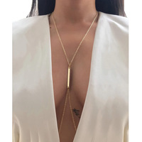 Multicouche Plus Size Newest Punk Rock Popular Woman Body Chain Necklace Waist Belt Chain