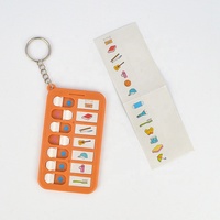 Enfants bonne habitude mignon dessin animé horaire quotidien auto-discipline poinçon carte conseil Mini mémo réutilisable liste de contrôle conseil pour les enfants