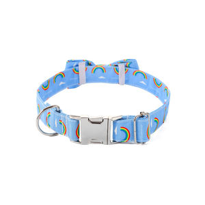 Verstelbare Nautische Matroos Patroon Lederen Kraag Verwijderbare Vlinderdas Afneembare Western Stijl Hond Halsbanden Voor Grote Honden Katten - Product Image 1