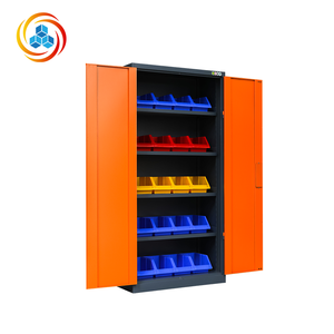 Modern Outdoor Metal Garage Storage Cabinets Heavy-Duty Key <b>Lock</b> <b>Tool</b> <b>Boxes</b> Floor Mount Storage Systems Workshop - Product Image 2