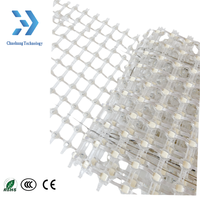 P62.5 Programmable Étanche IP67 LED Vidéo Maille Pixel Écran Extérieur Flexible PC Corps Changeable Émetteur Couleur Point Lumières