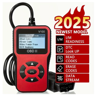 Escáner de Vehículos OBD2 V100 - Lector de Códigos de Error del Motor y Herramienta de Diagnóstico