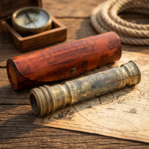 Nautical Kaleidoscope Antique Style Metal Viewing Tube for <b>Gift</b> and Decor <b>Creative</b> & Cultural Collectible Artifacts - Product Image 3