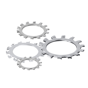 Din6797 stainless steel plain serrated locking washer with internal teeth - Product Image 6