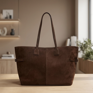 BS INTERNATIONAL <b>Women's</b> Genuine Leather Clutch Cross-Body Strap Casual Handbags 3L+ Capacity Zipper Closure Waterproof Durable - Product Image 6