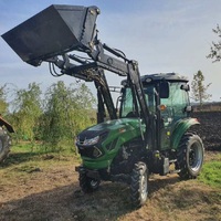 Tractor Agrícola de 4 Ruedas, Mini Tractor Compacto 4x4, Tractor Agrícola de 25hp, 40hp, 45hp, 50hp, 4wd