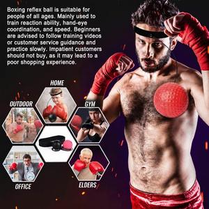 Saco de <span class=keywords><strong>Boxeo</strong></span> de PU para Adultos, Montado en la Cabeza, para Entrenamiento y Fitness - Product Image 5
