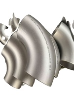 Coude de tuyauterie en acier au carbone allié, soudé, 45 degrés, basse pression, résistant à la corrosion, ASME B16.9 A234WPB Classe 1000, antirouille