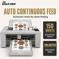 Machine de découpe automatique H370 à alimentation par feuilles, caméra CCD, 330 mm, moteur à bobine mobile 2000 g, 800 mm/s pour étiquettes et autocollants