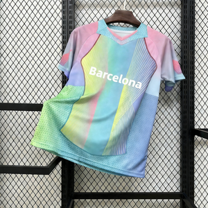 2026年ニューバルセロナカジュアルスポーツウェア1.1タイ品質スペインクラブサッカーユニフォームセット100%ポリエステル通気性速乾 - Product Image 1