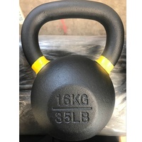 Kettlebell en fonte avec peinture en poudre