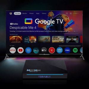 H96 MAX Rockchip RK3566 8+128GB 8K Streaming STB Smarter OTT Set-top Box, el Mejor Decodificador de TV <span class=keywords><strong>Android</strong></span> <span class=keywords><strong>Pro</strong></span> de Google para Europa, España y EE. UU. - Product Image 1