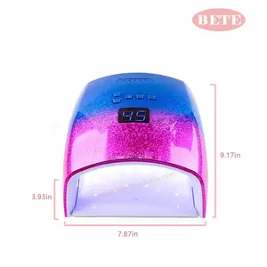 BETE UV LED Lamp for Nails Wireless Gel Polish Nail Dryer Pedicure Manicure Light Cordless LED Nail Lamp For Manicure