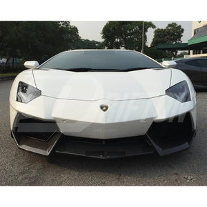 Para Lamborghini Aventador LP700 2011-2015 NOV Style Dry Carbon Fiber Front Side Splitter - Product Image 4
