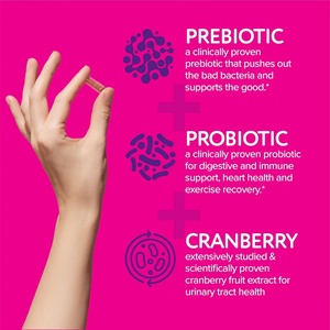 Suplemento Probiótico de Triple Acción Personalizado para Mujeres, para el Apoyo Vaginal, Digestivo e Inmunológico, Cápsulas Probióticas para Mujeres - Product Image 3