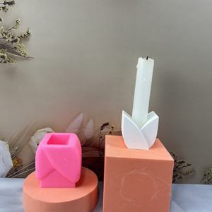 Handmade Resin Casting Molds Reusable Silicone Candlestick Mold W0030 Ins Decorative Ornaments DIY Baking <b>Cake</b> <b>Tool</b> Packaged - Product Image 6