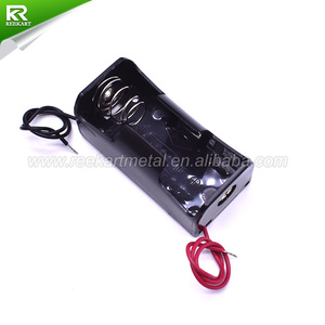 Tel kabloları ile 1xC pil tutucu 1.5V <span class=keywords><strong>C</strong></span> boyutu plastik pil saklama kutusu kutu - Product Image 2
