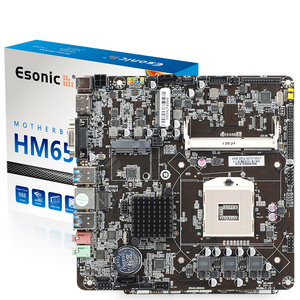 ESONIC-placa base HM65 Mini ITX para ordenador, todo en uno, 2-3th Gen, PGA988, enchufe, DDR3, MINI PCIE, ranura SSD - Product Image 1