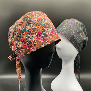 En stock, bonnets d'infirmière imprimés Power Girls, styles mignons à nouer dans le dos, doublure en satin, bonnet <span class=keywords><strong>de</strong></span> travail pour les filles - Product Image 4