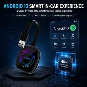 อะแดปเตอร์ CarPlay ไร้สาย AI Box A11R ชิปเซ็ต Android 13 H618 พร้อมพัดลมระบายความร้อนในตัว - Product Image 2