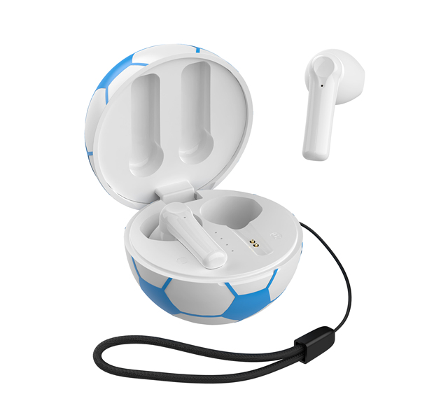 Wireless Earphones Football Basketball Tennis Style Earbuds Hand Free TWS Mini Football Earbuds
