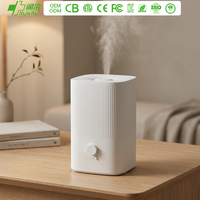 RUNAL Humidificateur d'air ultrasonique électrique 4 litres, brume froide et chaude, lampe de nuit LED pour chambre à coucher