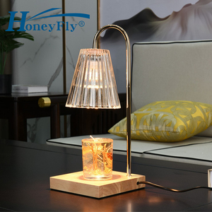 HoneyFly Lampu Malam Penghangat Lilin Modern Penyebar Aromaterapi GU10 Peredupan Suasana Antik Retro Rumah Kamar Tidur Spa Hotel - Product Image 1