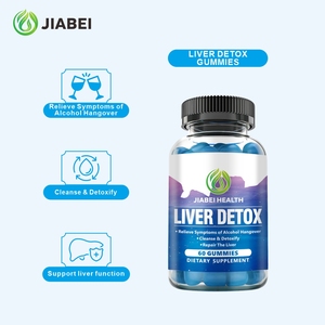 Jiabei OEM per la salute del fegato adulto Gummies fegato grasso pulizia disintossicazione riparazione sostenere integratori a base di erbe per maschio femmina - Product Image 1