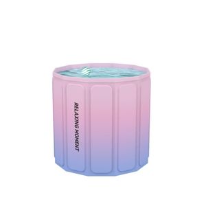 <span class=keywords><strong>Bain</strong></span> familial tremper Essentiel pour la transpiration à la maison et la vapeur Baignoire pliable en PVC épaissi Rangement simple - Product Image 1