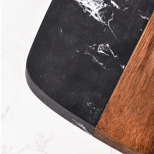 Tabla de Cortar de <span class=keywords><strong>Madera</strong></span> y Mármol de Gran Tamaño, 15.74x8.66 Pulgadas, Tabla para Charcutería, Apta para Grabado Láser - Product Image 3