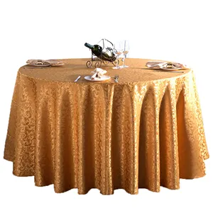 Jacquard टेबल कपड़ा जामदानी पैटर्न रसोई के लिए शिकन प्रतिरोधी भारी वजन नरम मेज़पोश खाने की मेज