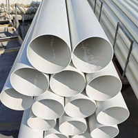Fabricant de tuyaux de plomberie en PVC 3, 4, 5, 6, 8 pouces pour évacuation des eaux usées, épaisseur de paroi 110 mm, haute pression