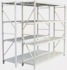 Einfach zu installieren des mittelschweres Regal 4-lagiges Metall-Industrie-Mittel regals ystem für die Lagerung im Lager - Product Image 1