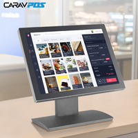 Terminal de point de vente tout-en-un 15 pouces avec écran tactile, caisse enregistreuse sans ventilateur, système POS secondaire universel, fabricant OEM de systèmes POS