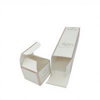 Brillant Laser Argent Kraft Papier Rouge À Lèvres Brillant À Lèvres Tube Boîte D'emballage Cosmétiques Personnalisés Recyclé Éponge Doublé Emballage