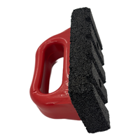 Blocs de ponçage rectangulaires personnalisables OEM en plastique à dureté moyenne, épaisseur 25 mm, 150x75x25 mm, outils abrasifs pour