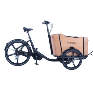 Bicicleta de carga eléctrica de almacén de la UE, bicicleta de carga familiar de 3 Ruedas holandesa, bicicleta de carga electrónica, entrega holandesa - Product Image 1