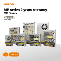 Fuente de Alimentación MINJON para Interiores, 50W, 12V, 4.16A, Transformador de Corriente Alterna a Corriente Continua para LED, Salida Única, Certificación CE, Uso Industrial, Alta Eficiencia