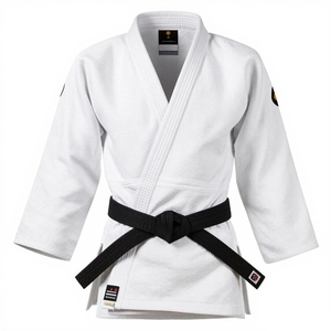 Uniforme de Judo Ecológico y Duradero para Entrenamiento de <span class=keywords><strong>Aikido</strong></span>, Jiu-Jitsu y Judo, Proveedor para Escuelas de Artes Marciales con Logotipo Personalizado - Product Image 1